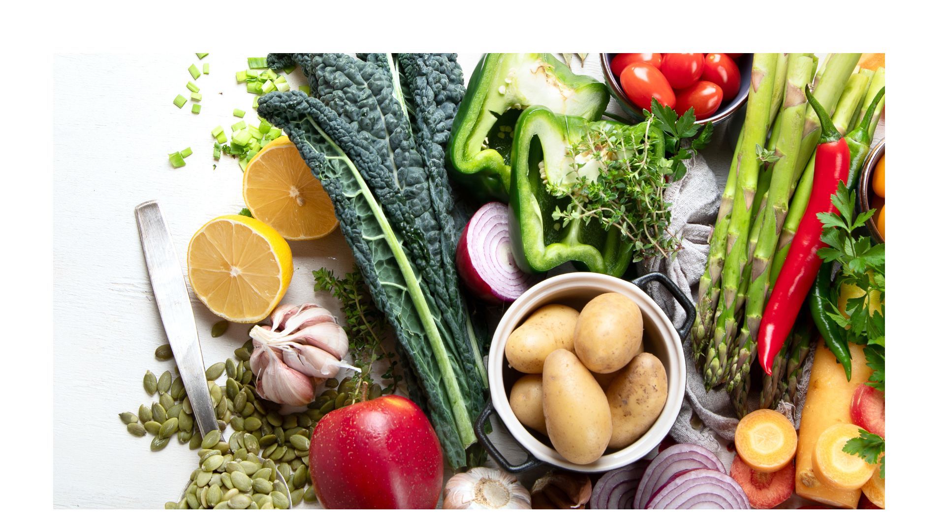 Colorful Modern Healthy Foods Mobile Video - 3 Alimenti dieta vegetariana